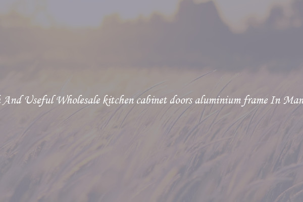 Stylish And Useful Wholesale kitchen cabinet doors aluminium frame In Many Sizes