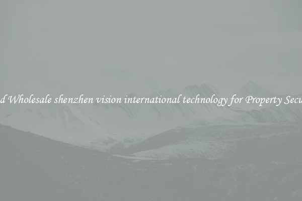 Find Wholesale shenzhen vision international technology for Property Security