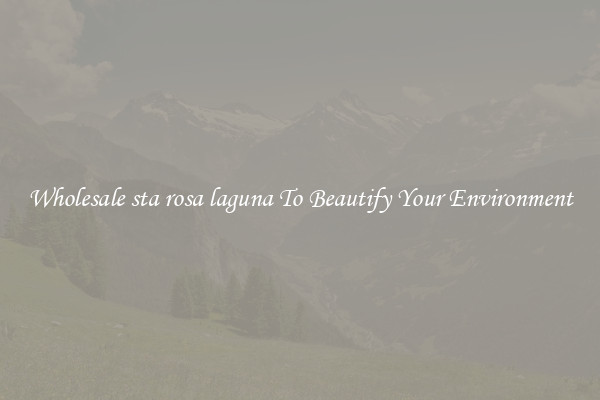 Wholesale sta rosa laguna To Beautify Your Environment