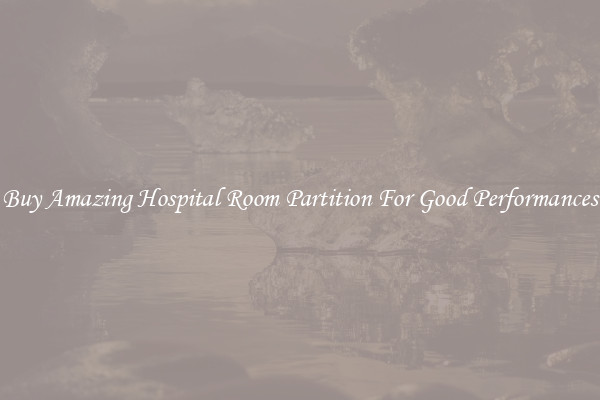Buy Amazing Hospital Room Partition For Good Performances