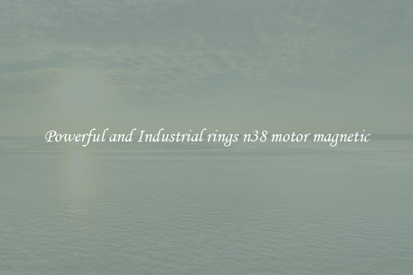 Powerful and Industrial rings n38 motor magnetic