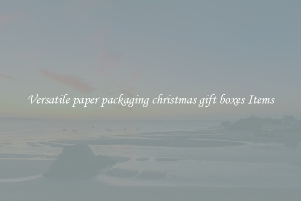 Versatile paper packaging christmas gift boxes Items