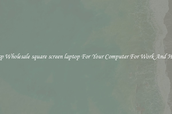 Crisp Wholesale square screen laptop For Your Computer For Work And Home